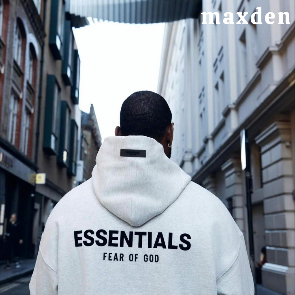 ESSENTIALS Printed Hoodie + FREE TRACKPANTS