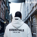 ESSENTIALS Printed Hoodie + FREE TRACKPANTS